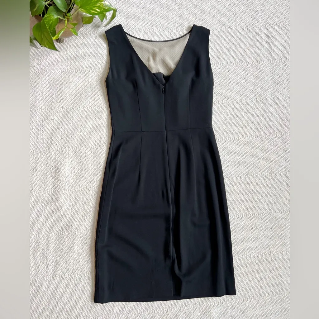 L'AGENCE Bateau Neckline Black Sheath Dress - Image 7