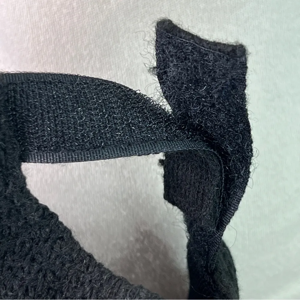 INC Black Knit Baseball Cap/Hat w/Vel-Cro Closure - Image 9