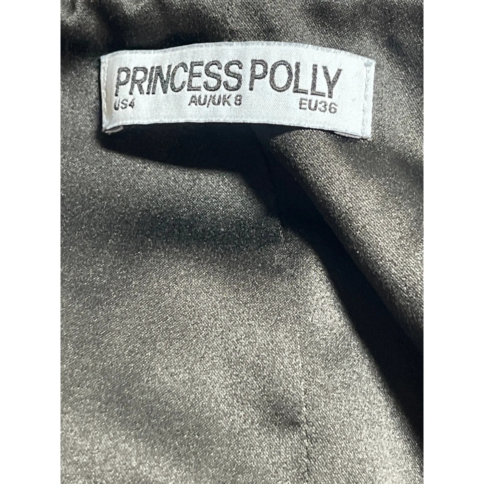 Princess Polly Women's Black Sleeveless Button Down Tunic Tank Vest Blouse Top 4 - Image 3