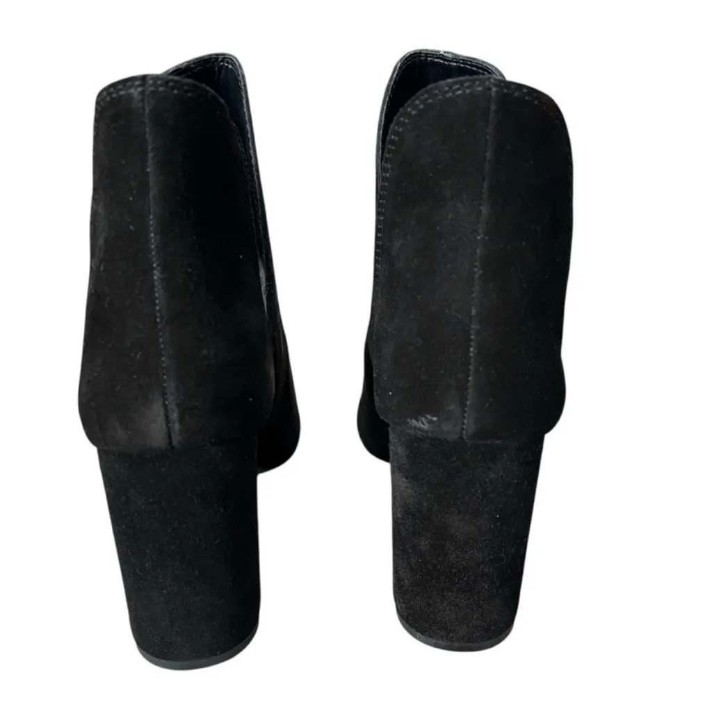 Steve Madden Black Suede Ankle Booties NIB - Image 3