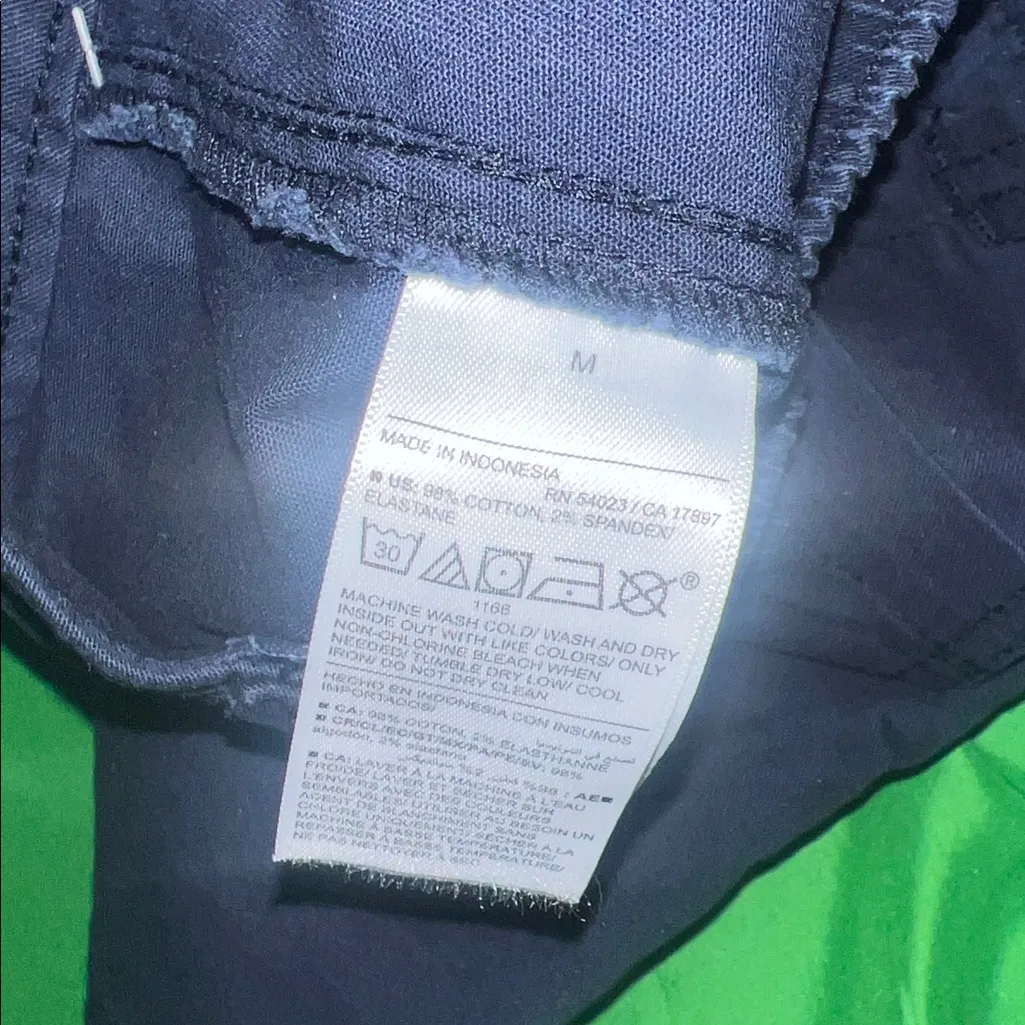 NEW Old Navy OG Chino Women's High Waist Navy Blue Shorts size Medium - Image 7