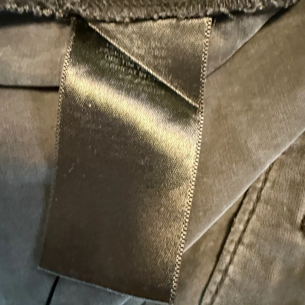 Bebe  Black Shorts Romper Jumpsuit Button Up 3/4Sleeves Faded Black Y2K VTG - Image 4