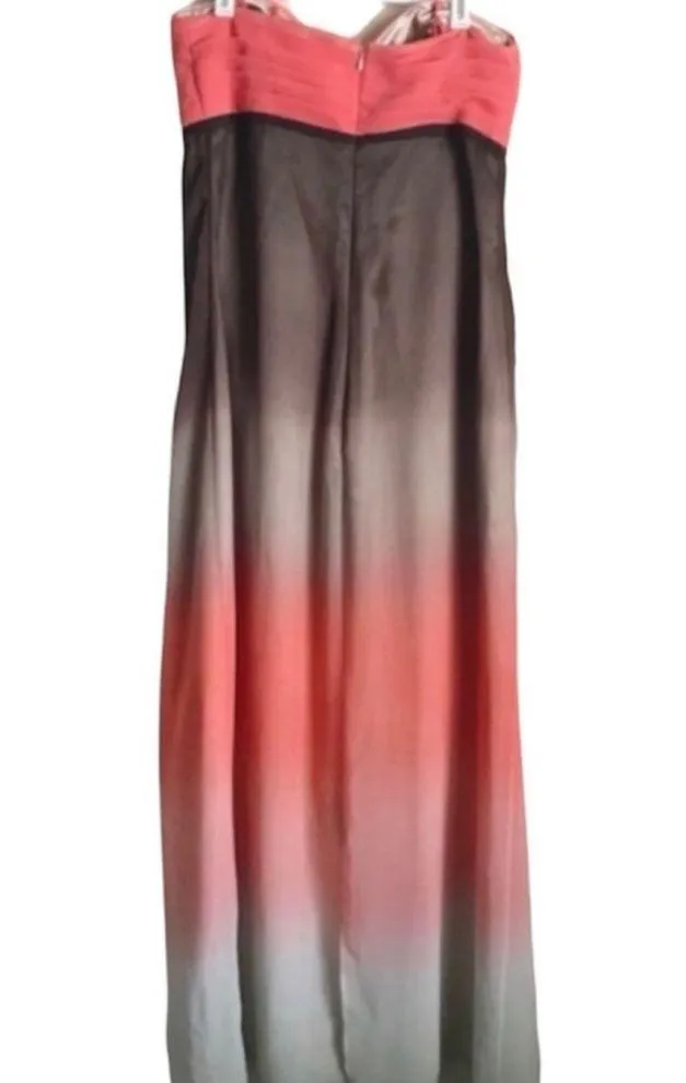 | brown, orange, and beige ombré maxi dress Size 6 - Image 2