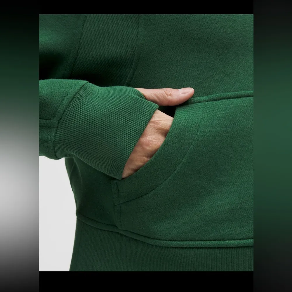 NWT Lululemon Scuba Oversized Full-Zip Hoodie / Everglade Green - Image 5