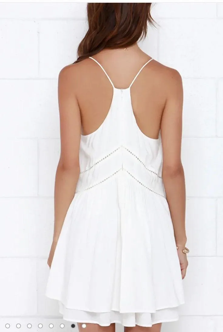 Lulus White Slip Dress - Image 2