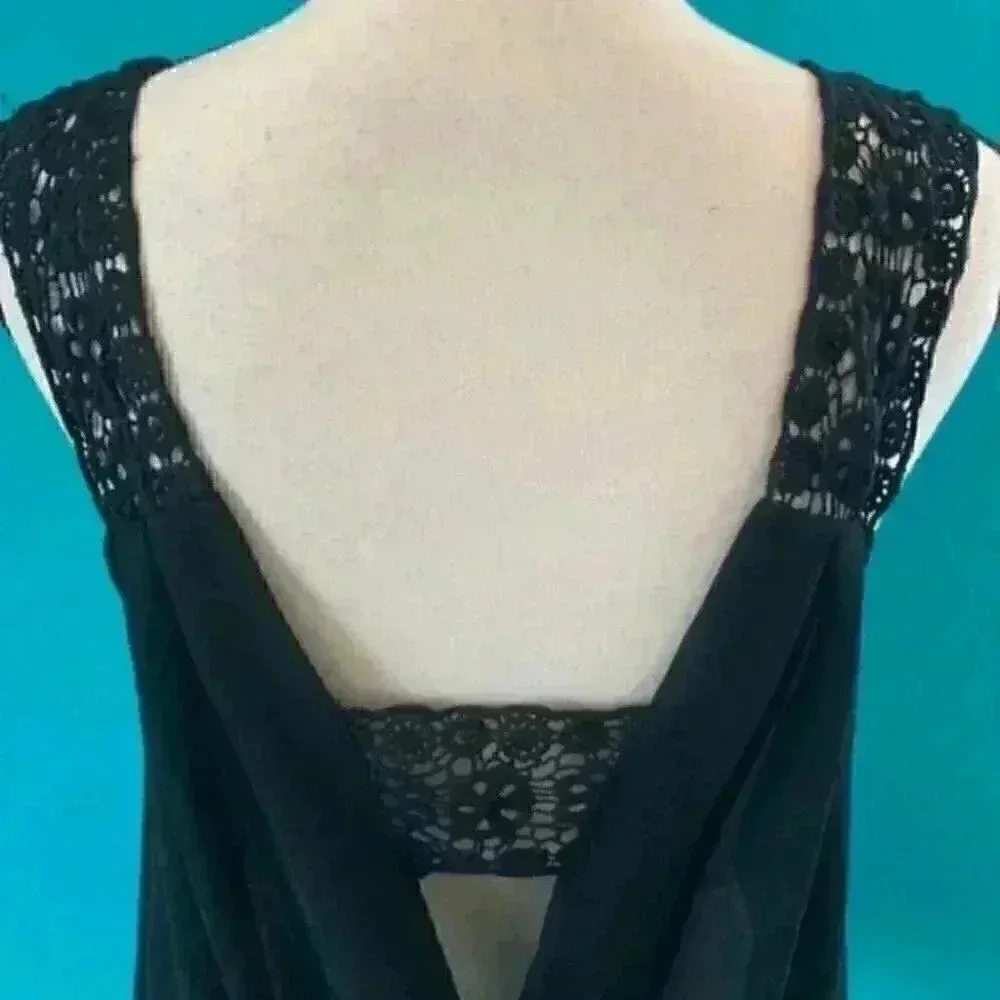 Double zero sheer black shirt - Image 3