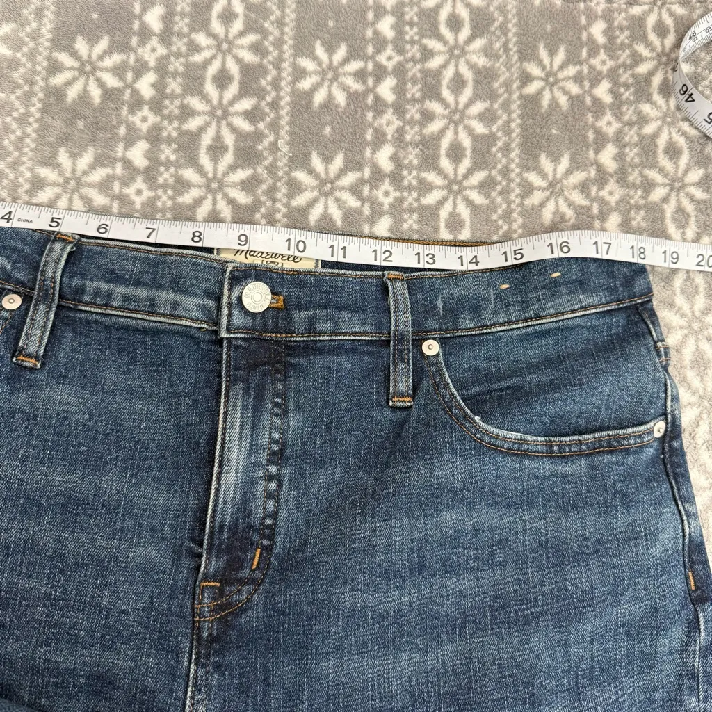 Madewell Kick Out‎ Crop Jeans Arlen Wash NM243 Size 32 - Image 8