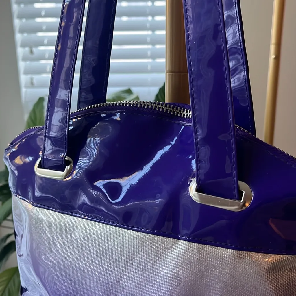 Versus Versace purple and silver tote bag - Image 5