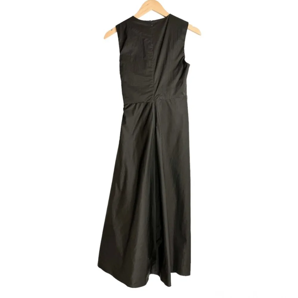 NWT ZARA Wrap Midi Dress Belted - Image 4