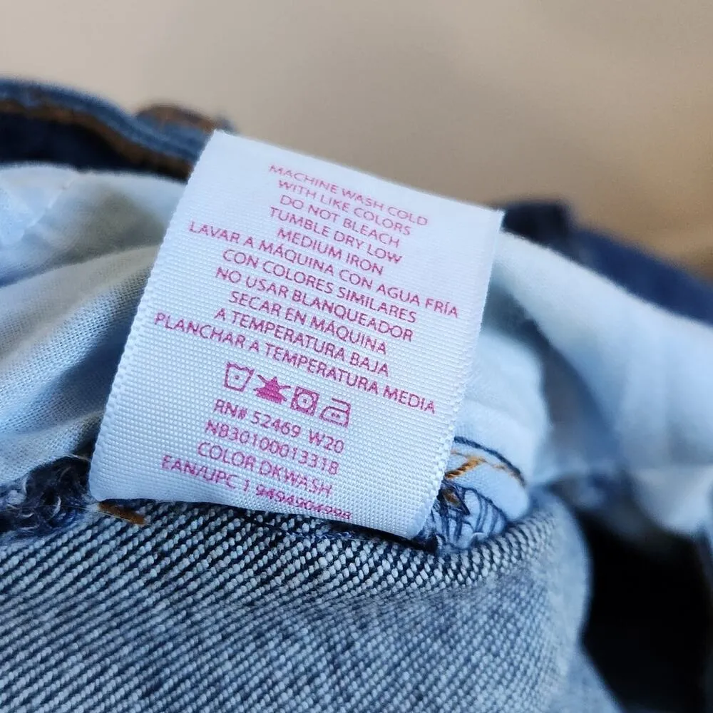 No Boundaries Super High Rise Wide Leg Jeans Pockets Blue Denim Size 16 - Image 8