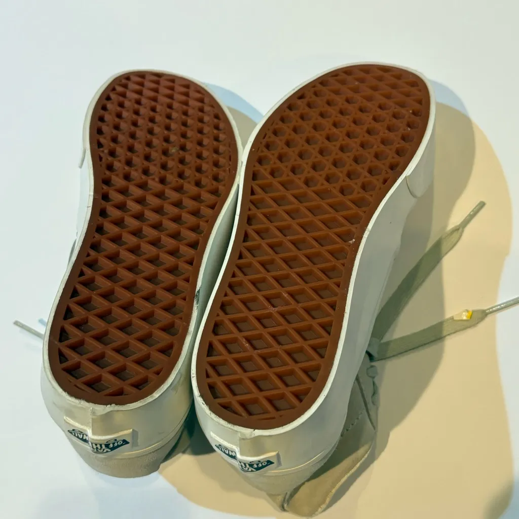 VANS Sk8-Hi Stackform Wedge Chunky Platform Sneakers Suede Gray -women's 6 - Image 6