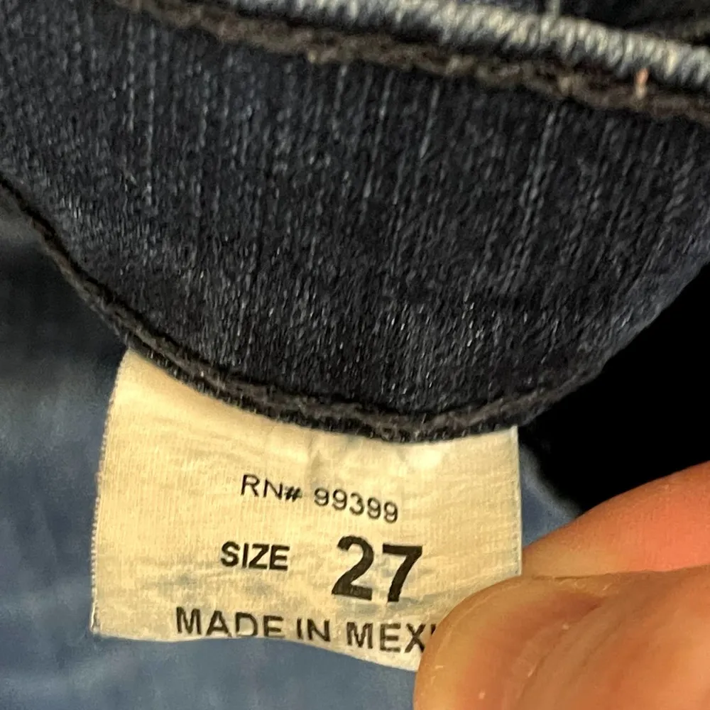 Divine Rights Of Denim Jeans Size 27 Skinny Womens Denim Stretch Zip Ankle 29X30 Blue - Image 5