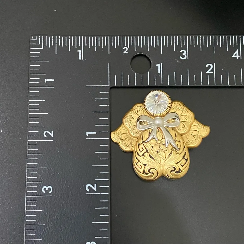 Vintage 1995 AOL JANE Signed Damascene Gold - Image 4