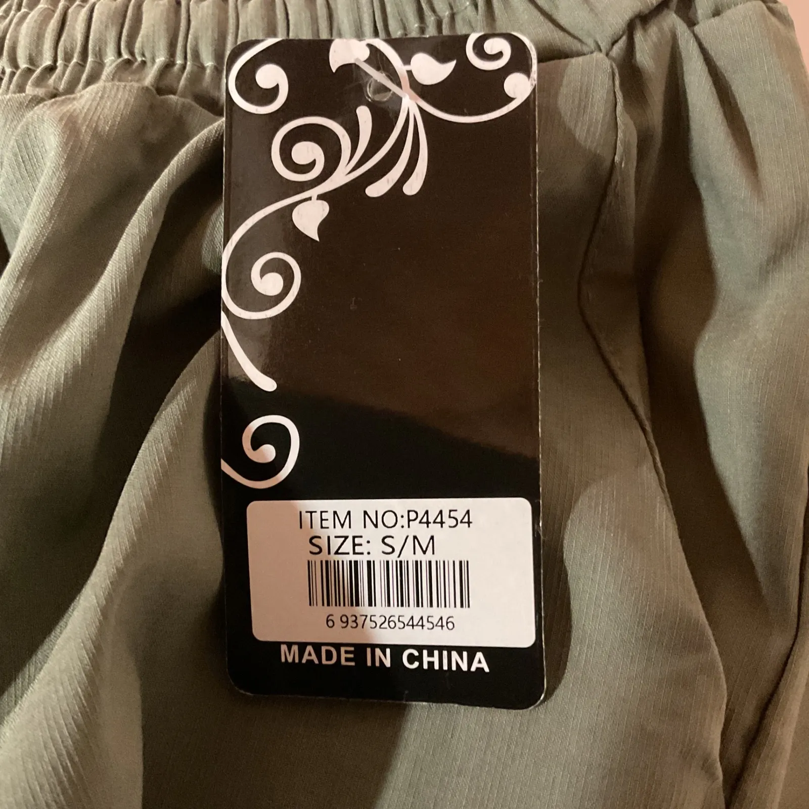 GM Fashion Women's High Rise Casual Utility Jogger Cargo Pants Size Medium NWT Green - Image 6