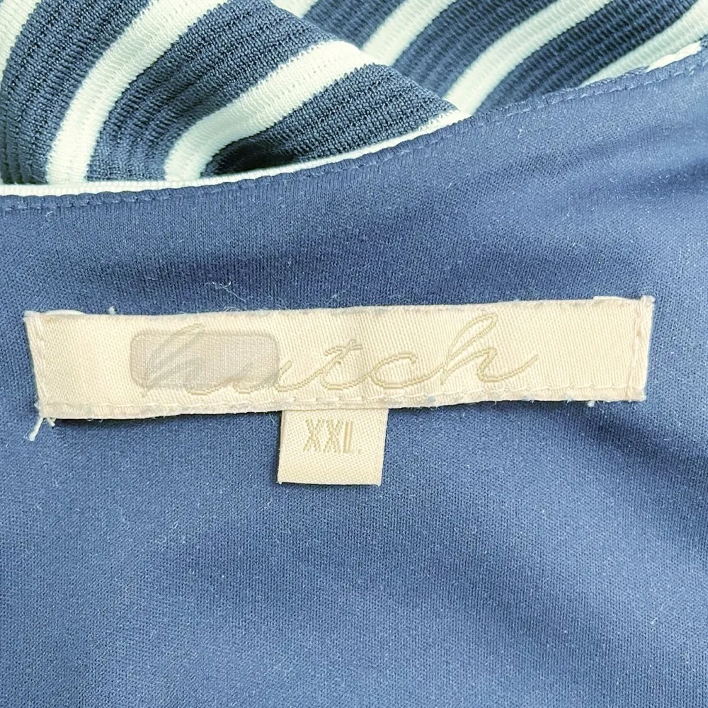 Anthropologie Hutch Striped Stevie Dress Navy & White A-Line Women’s Size XXL - Image 10