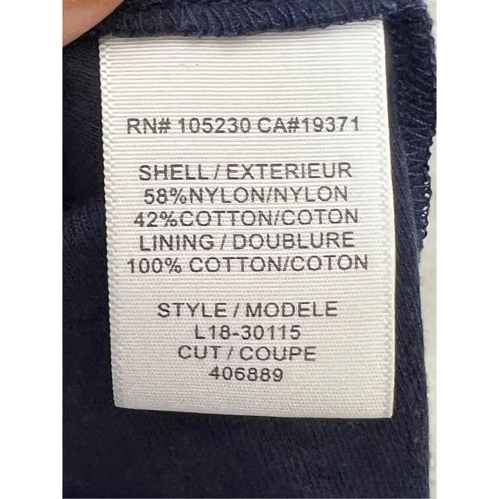 Joie Portia Women's Fully Lined ¾ Floral Sleeve Lace Mini Dress Navy Blue - Image 4