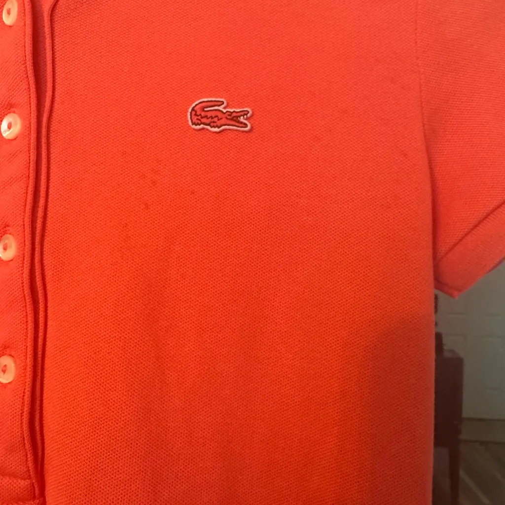 Lacoste Women's Vibrant Red Mini Dress - Image 5