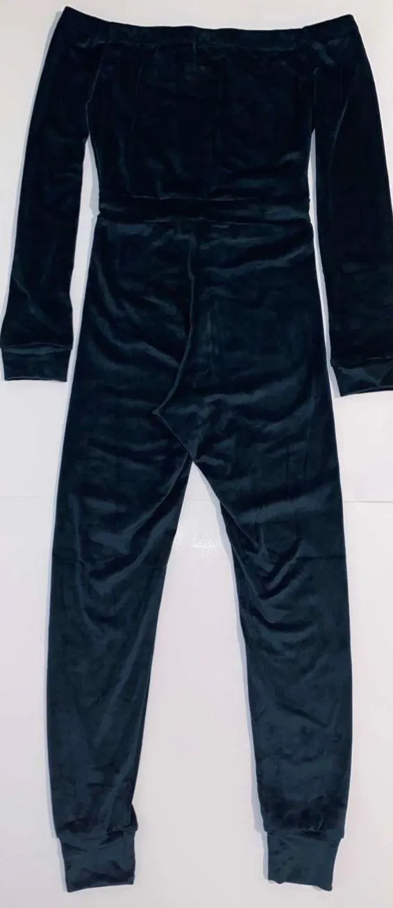 Velour  Green Jumpsuit - Image 3