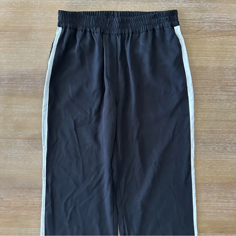 Evereve Black Stripe Track Pants - Image 7