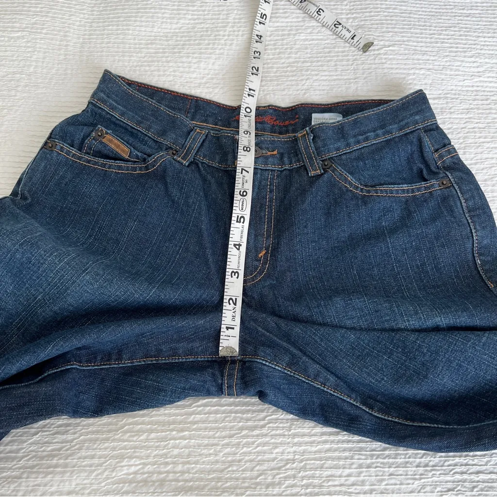 Eddie Bauer Bootcut straight cotton jeans 2 petite - Image 6