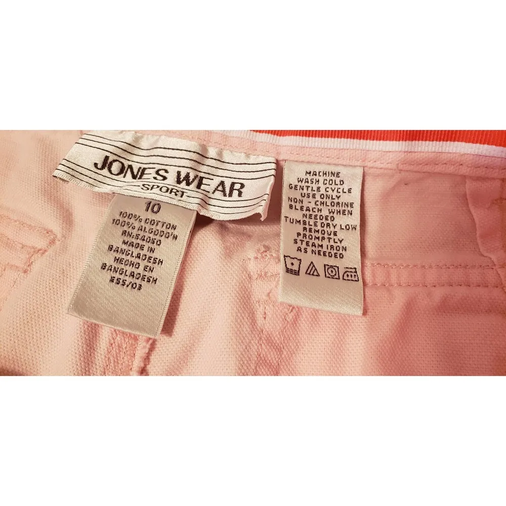 Jones Wear Sport Vintage Pink Cargo Shorts, 10 - Image 4
