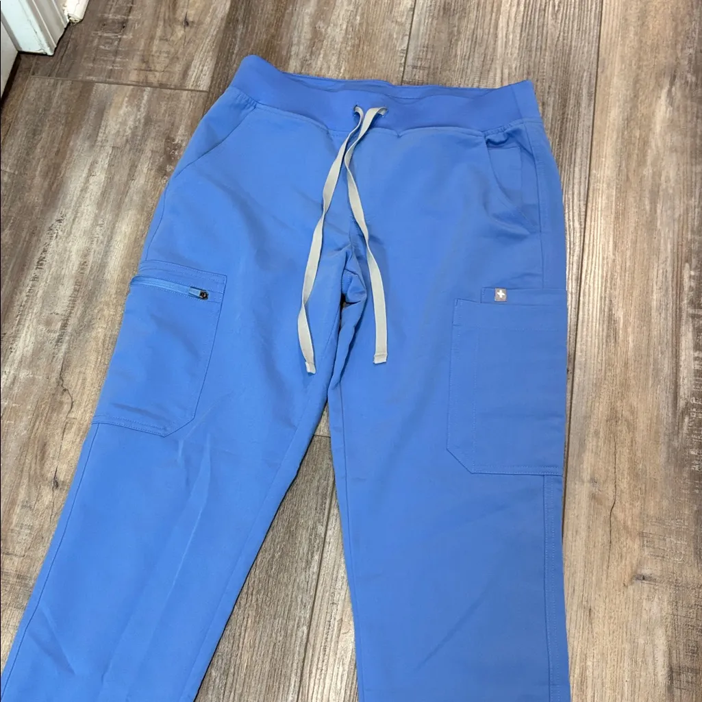 Figs Yola Scrubs Blue Pants Small - Image 6