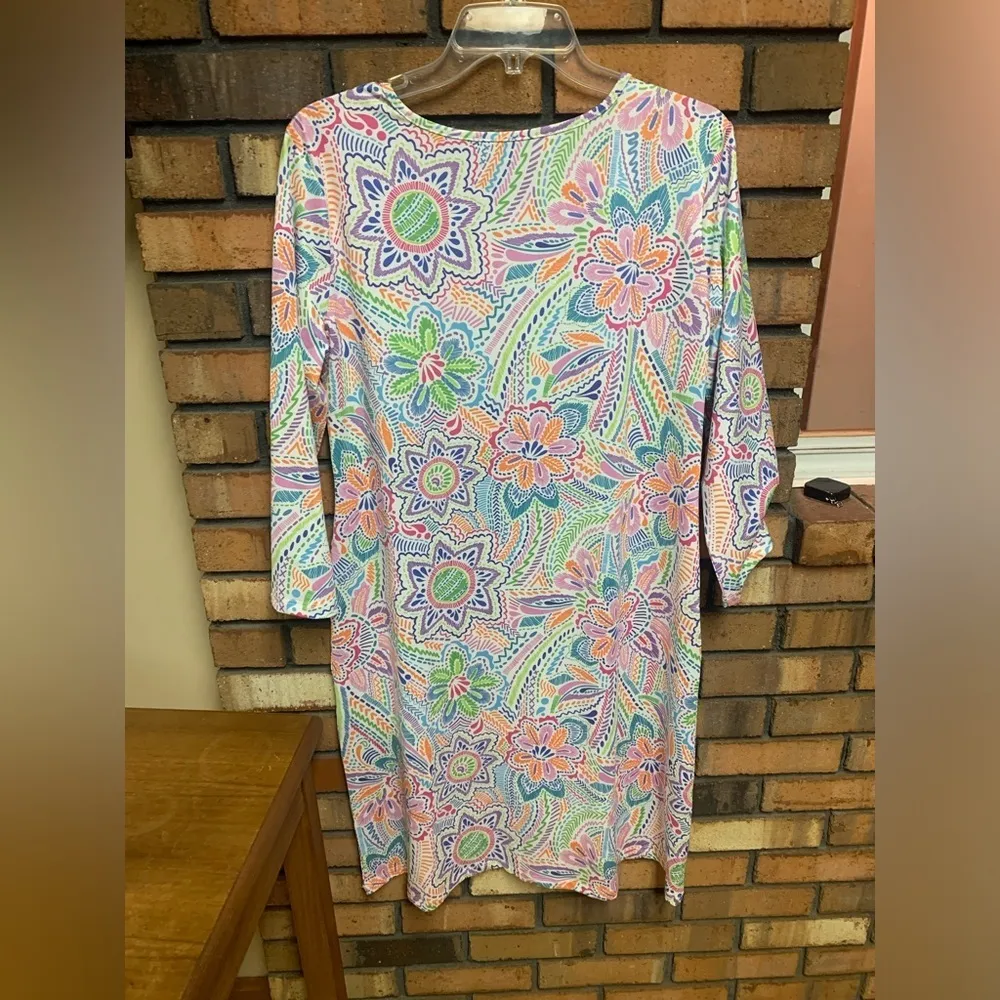 Jeanne-Pierreklifa Colorful Floral Women's Dress - Image 2