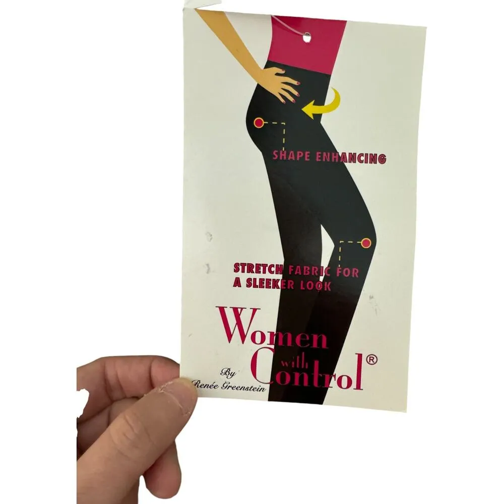 Women With Control SMOOTH & SLEEK Tummy Control Straight Leg Pant Taupe XSP Tan Size XS - Image 5