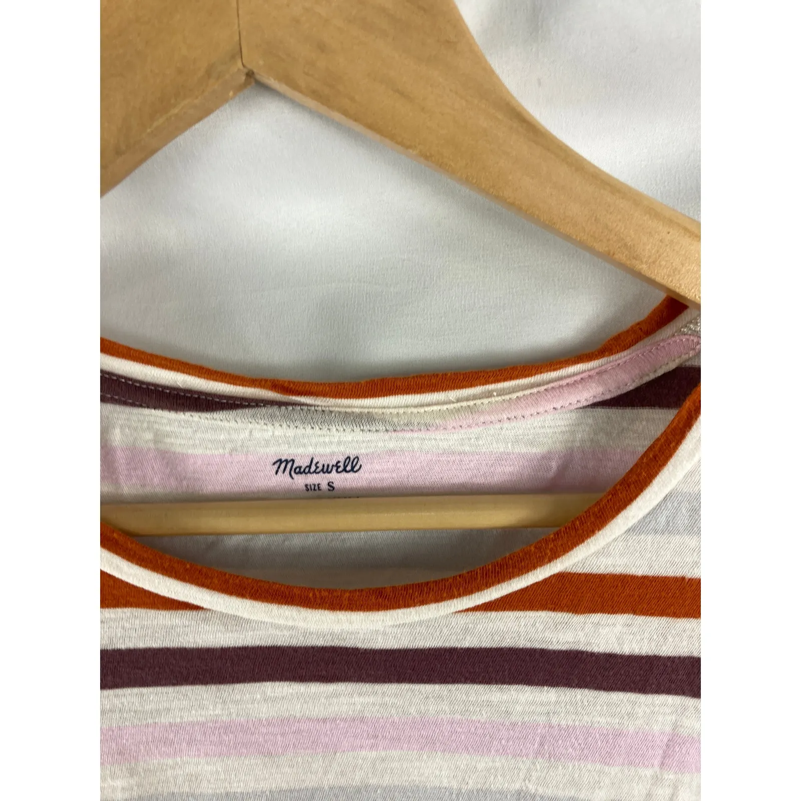 Madewell Stripe Tshirt Size Small - Image 2
