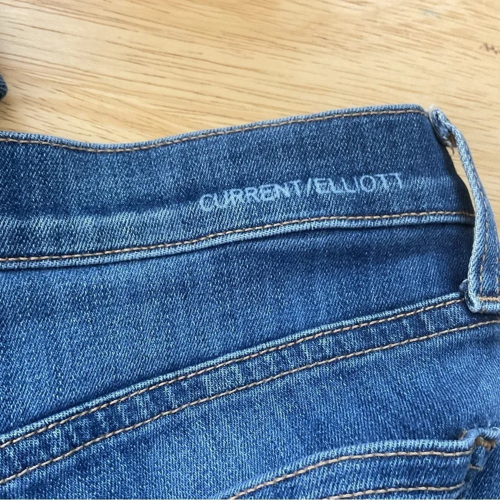 Current/Elliott The Stiletto Distressed Jeans Size 28 - Image 4