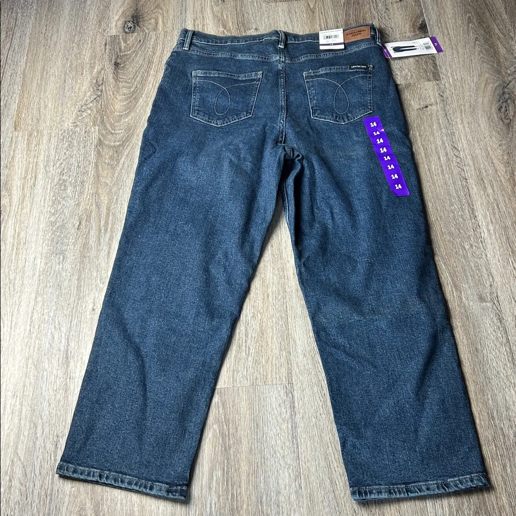 Calvin Klein Straight Leg Jeans Size 14 - Image 6