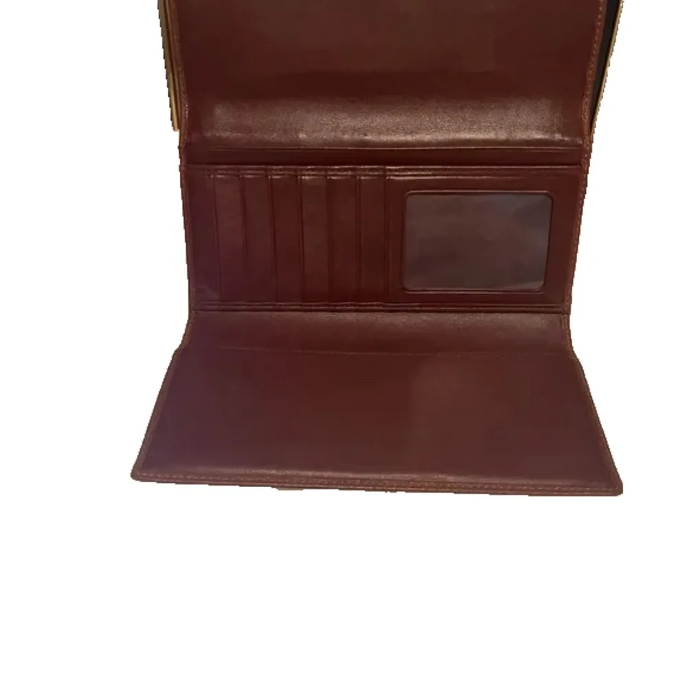 Coach leather Brown long Wallet, Established 1941 with a check holder - Image 3
