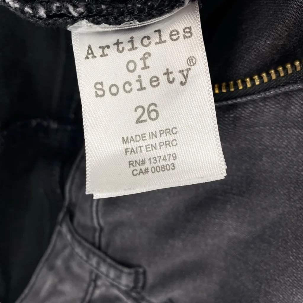 Articles Of Society Mya Black Stretch Skinny Jeans - Image 8