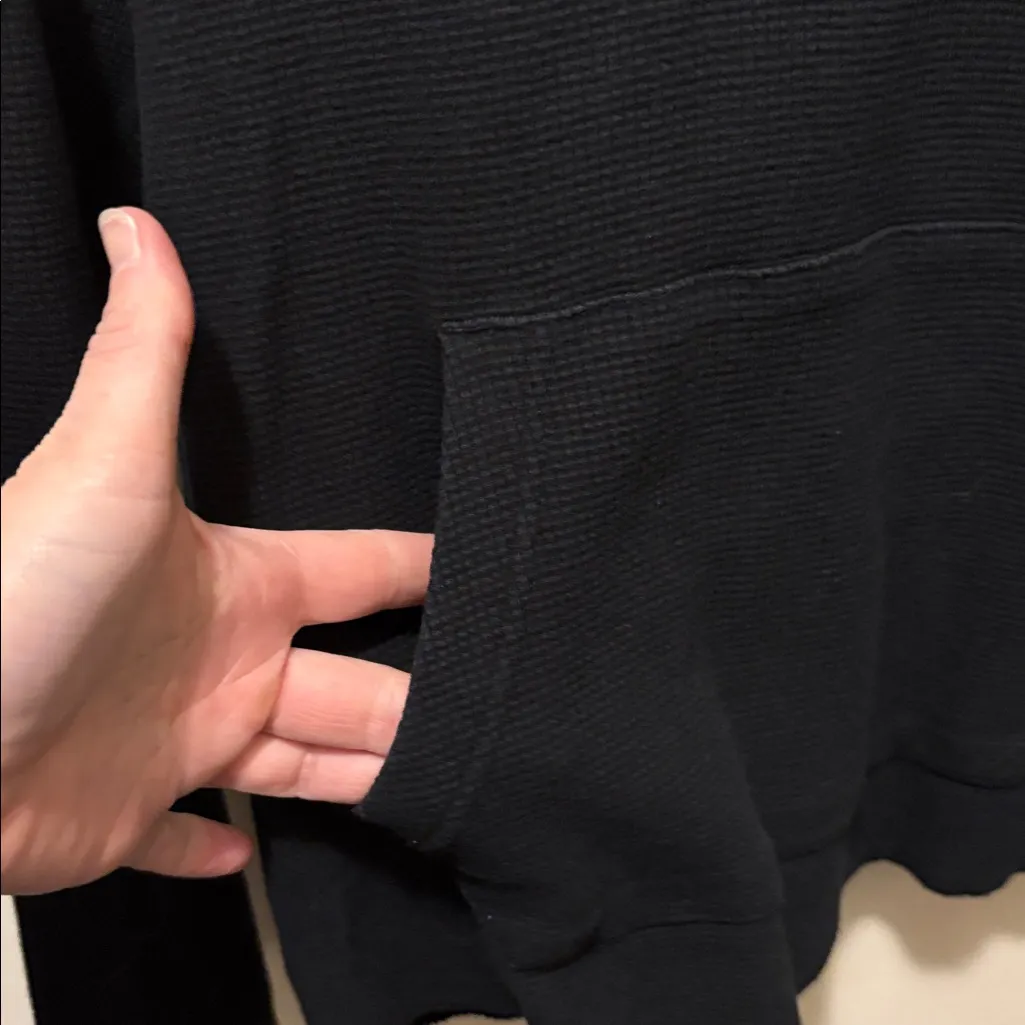 Pact organic cotton waffle hoodie pullover size XS - Image 2