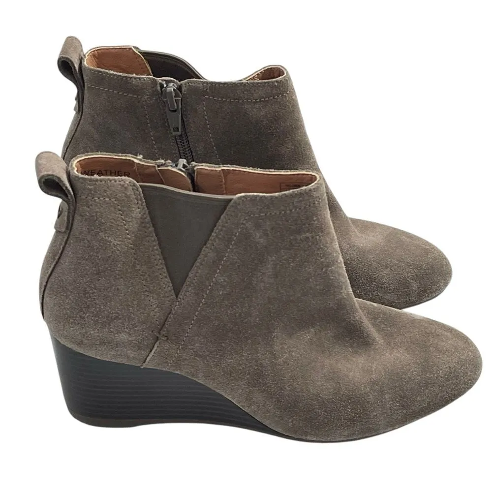 NEW Vionic Paloma Wedge Ankle‎ Bootie in Greige Size 7 - Image 2
