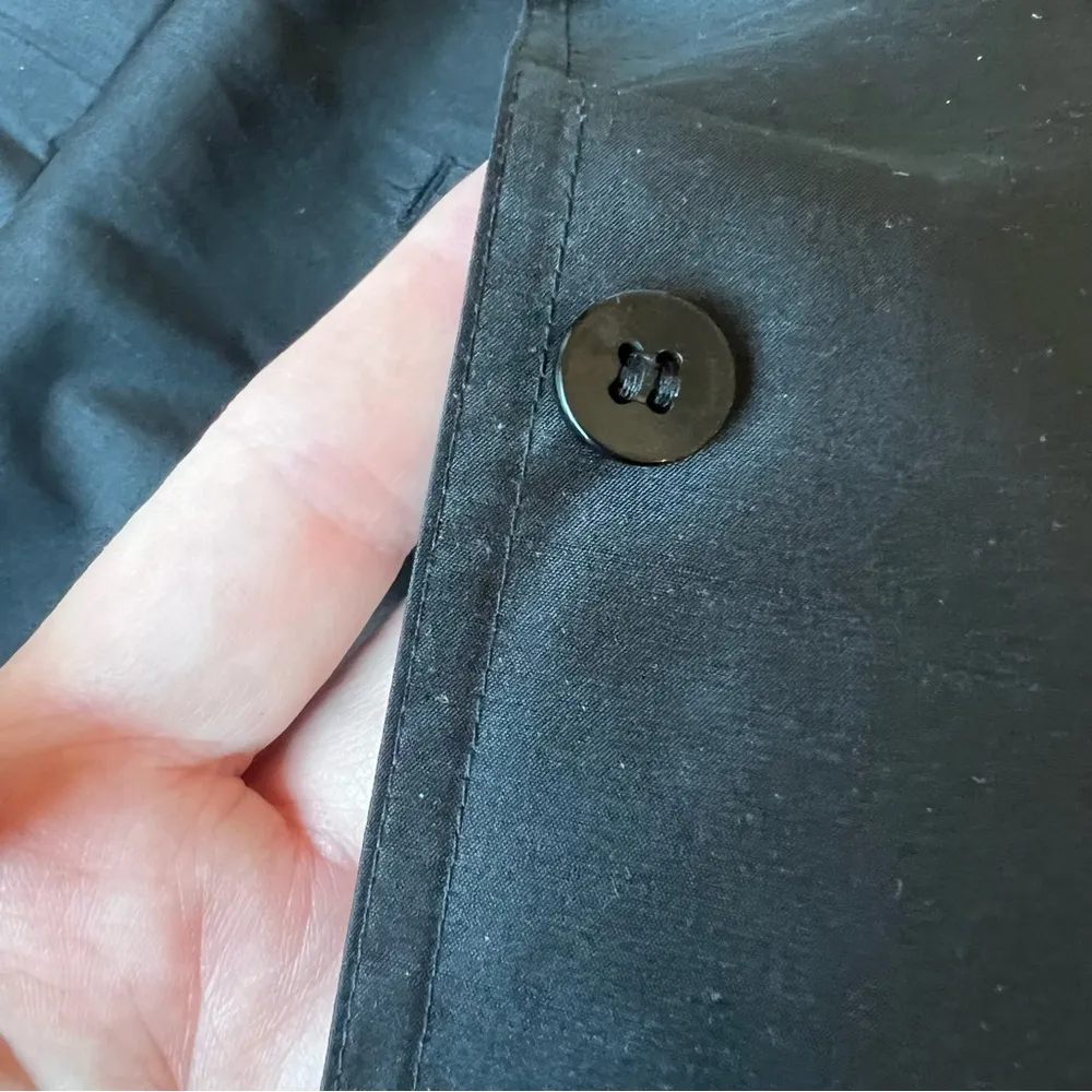 Coldwater Creek 100% SILK Size 2X Black Leopard Animal Print Jacket Shir… - Image 5