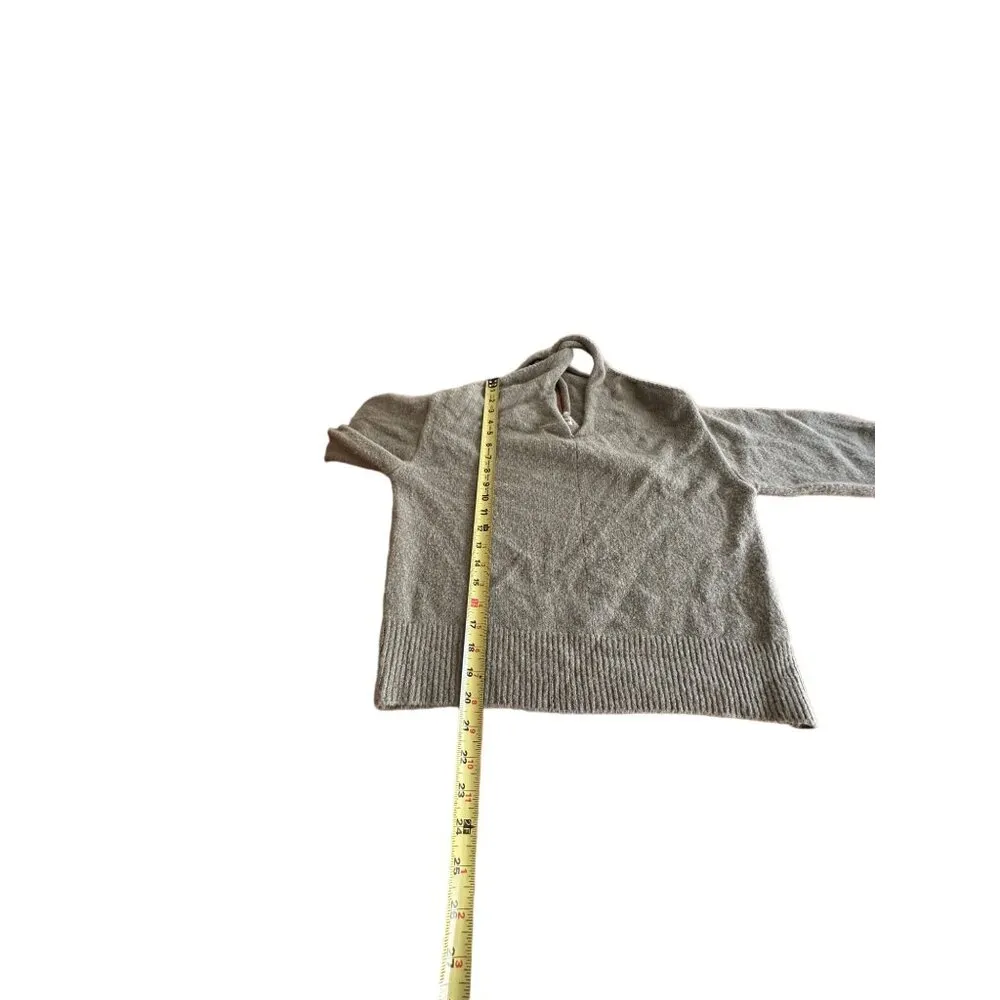 Versona Womens Sage Green Cross Over V-Neck Open Back Sweater Size S - Image 7