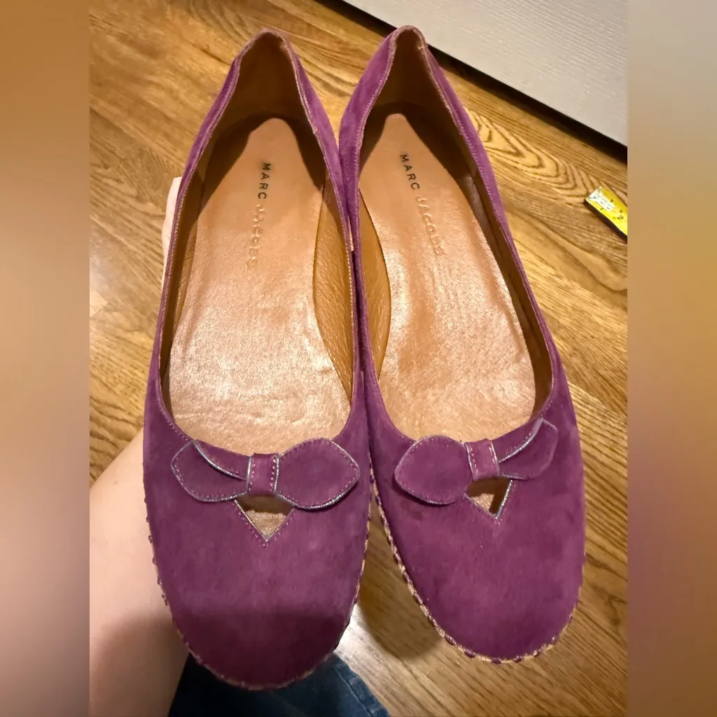 Marc Jacobs Purple Suede Women's Flats size “7” - Image 7