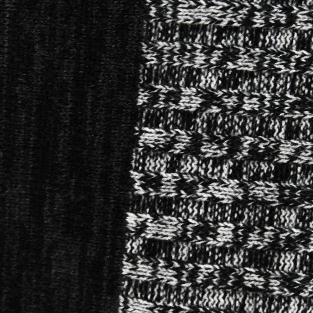 Classic Streetwear Comfy Gray Hue Stripe Open Front Cardigan - Image 6