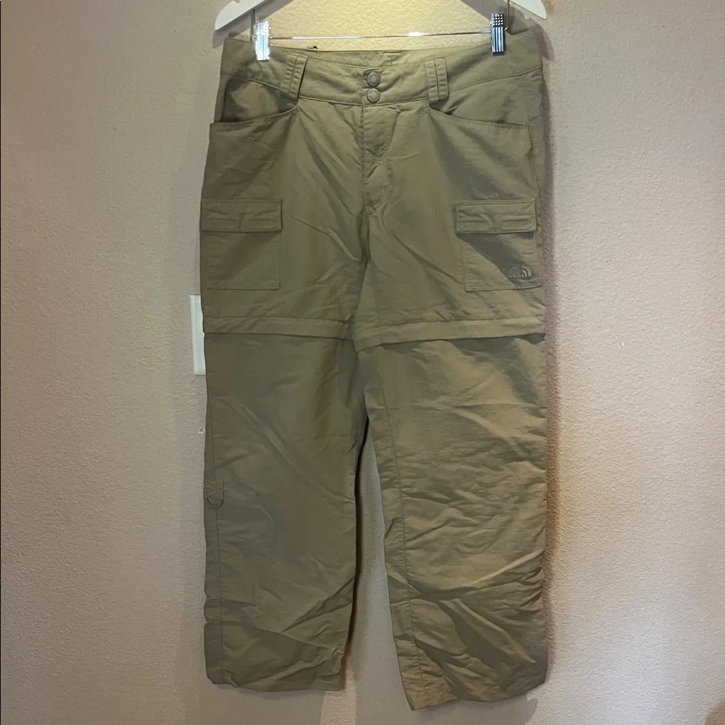 The North Face Women’s Convertible Hiking Pants Khaki Size 12 Short - Image 2