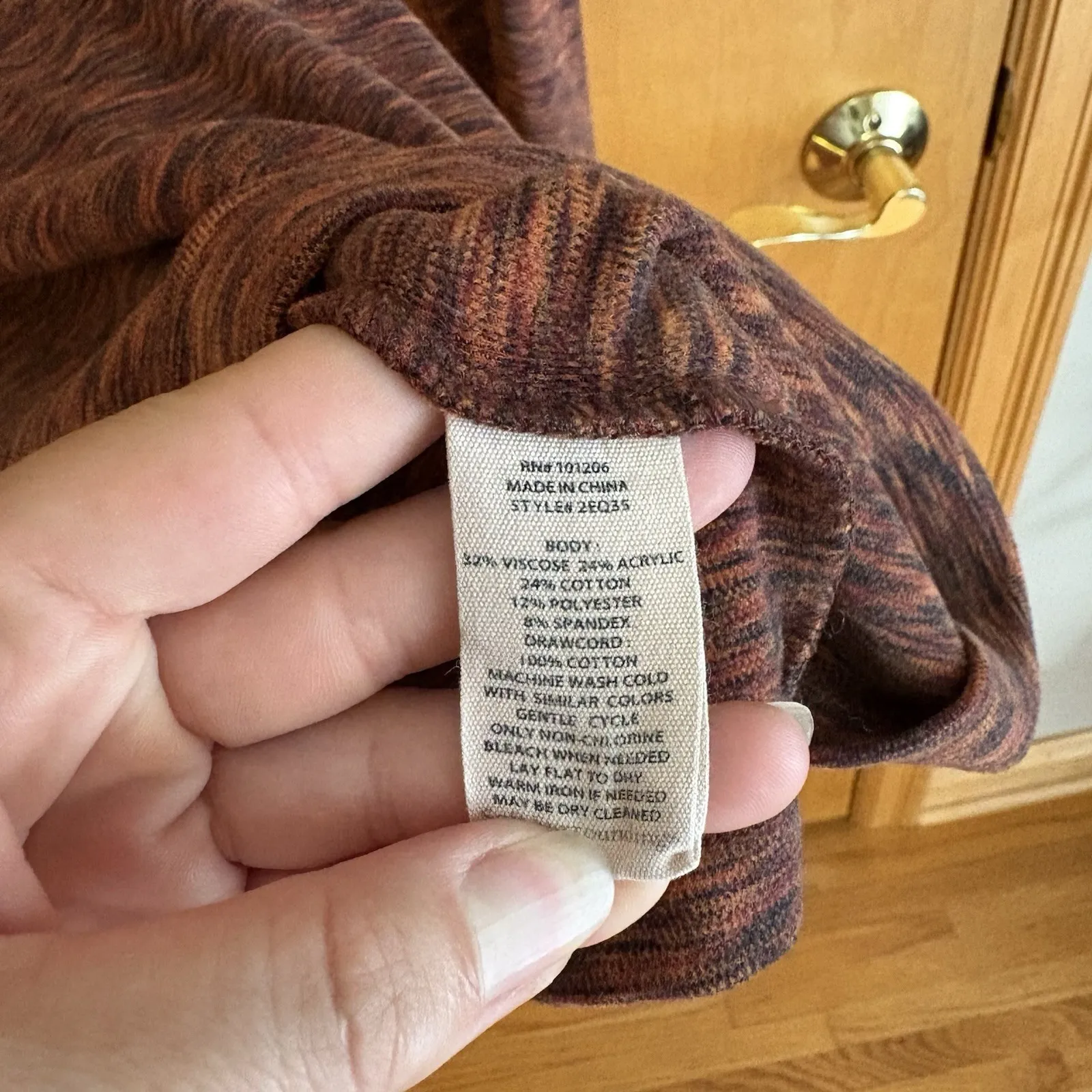 Soft Surroundings Sweater Womens XS Cowl Neck Pullover Tunic Casual Vacation - Image 5