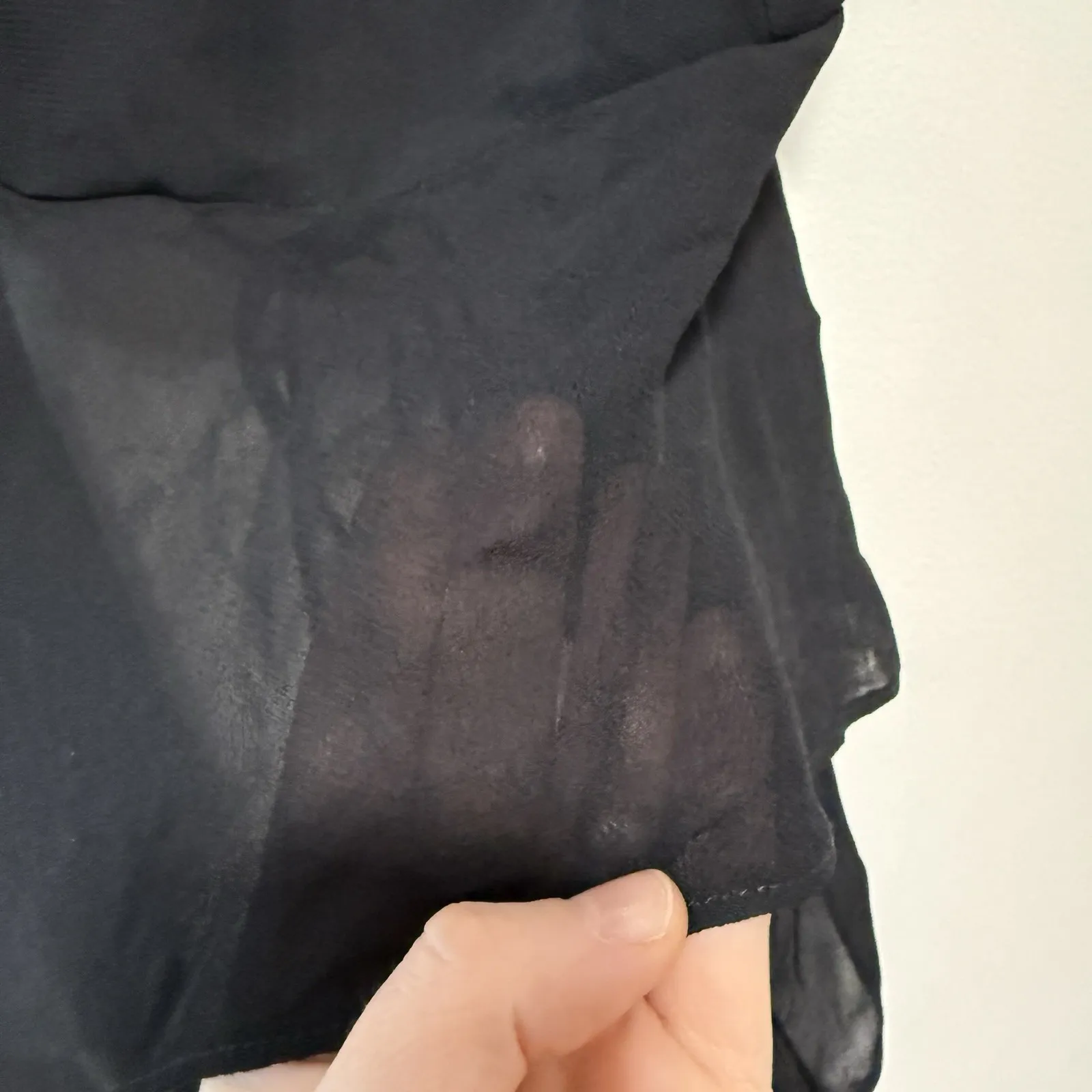 Reformation Erica Black Open Back Square Neck Top Size XS - Image 7