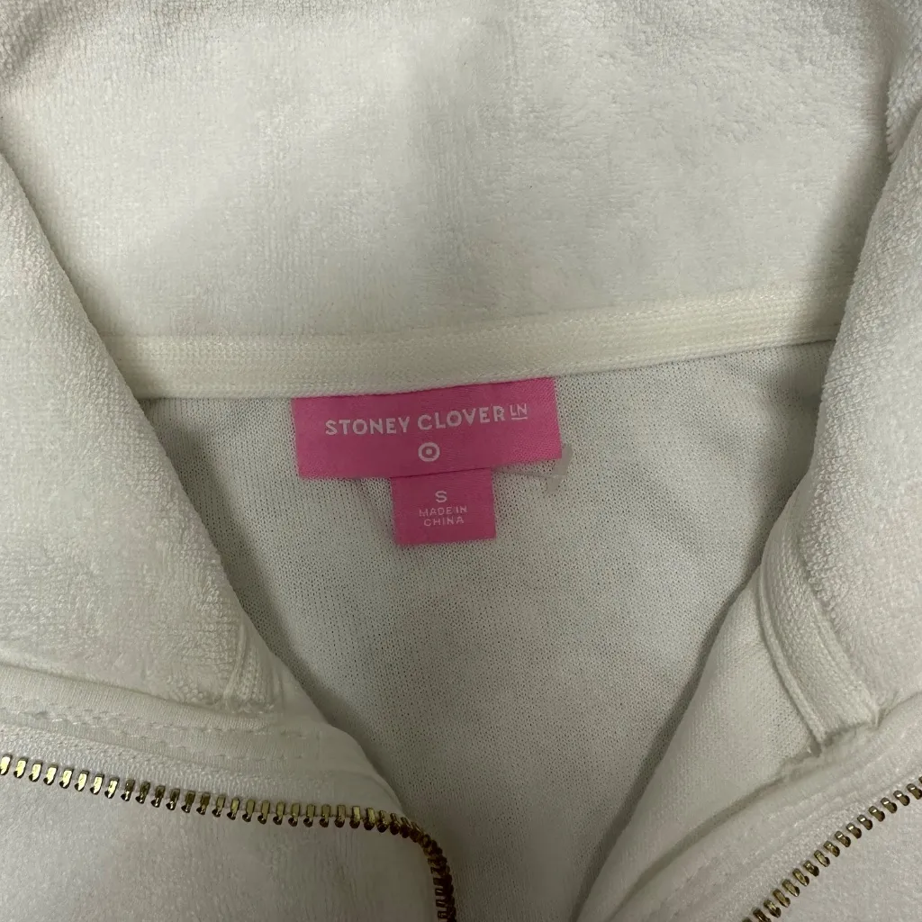 Stoney Clover Lane  Cropped Quarterzip - Image 5