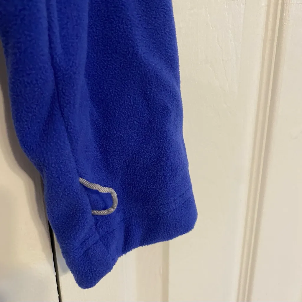 Colombia Women Small Sweatshirt Fleece Zip Up Royal Blue Outdoors Gorpcore - Image 6