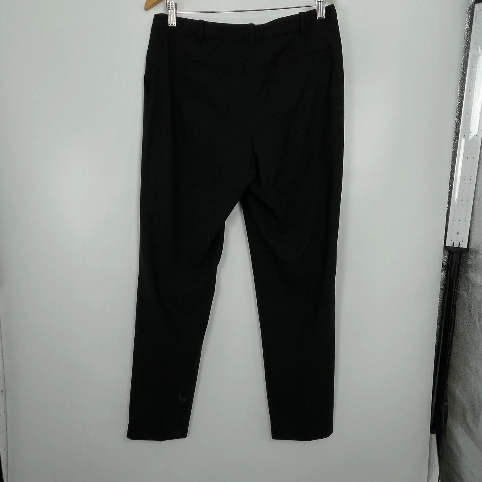 PURE Collection Women's Black Wool Blend Career Dress Pants Size 6R - Image 8