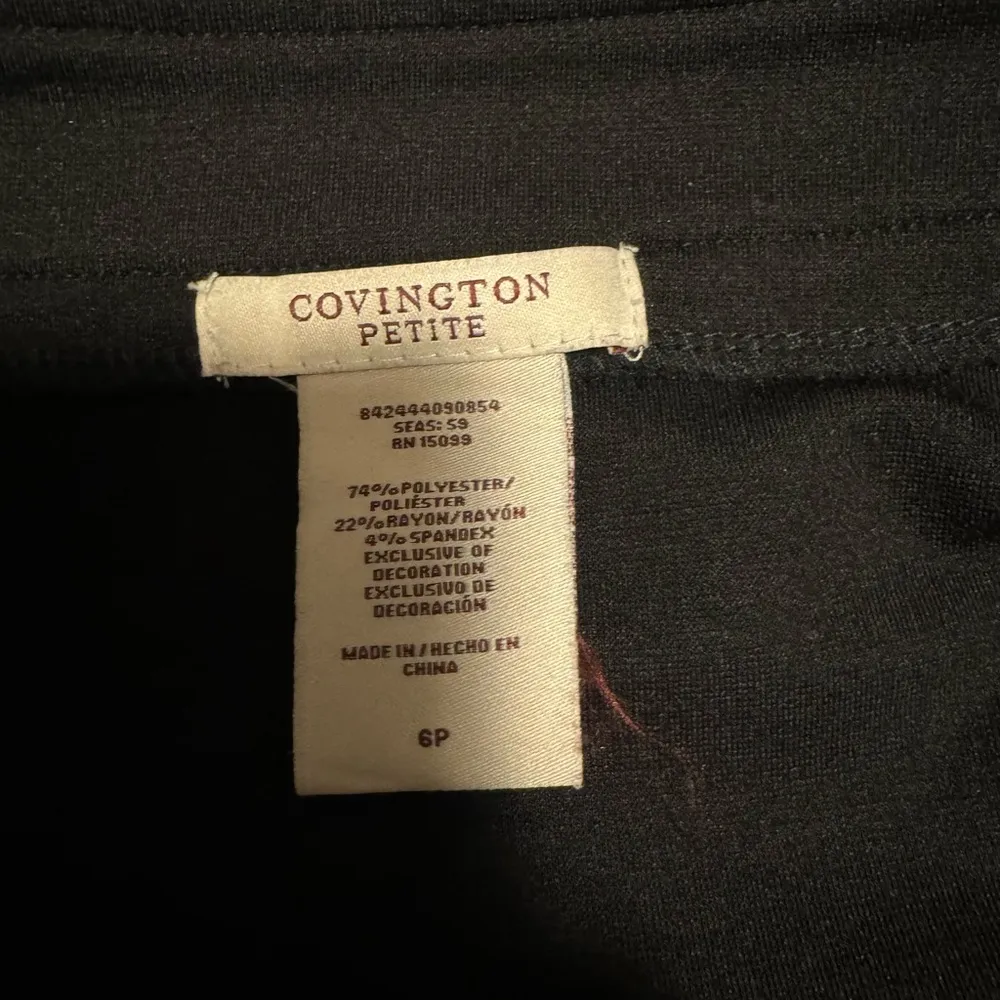 Covington Black A-Line Mini Skirt for Work - Image 3