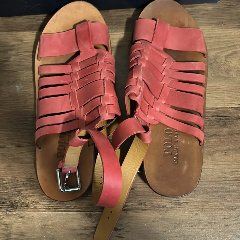 Ralph Lauren Women's Red Sandals Made In Spain - Image 4