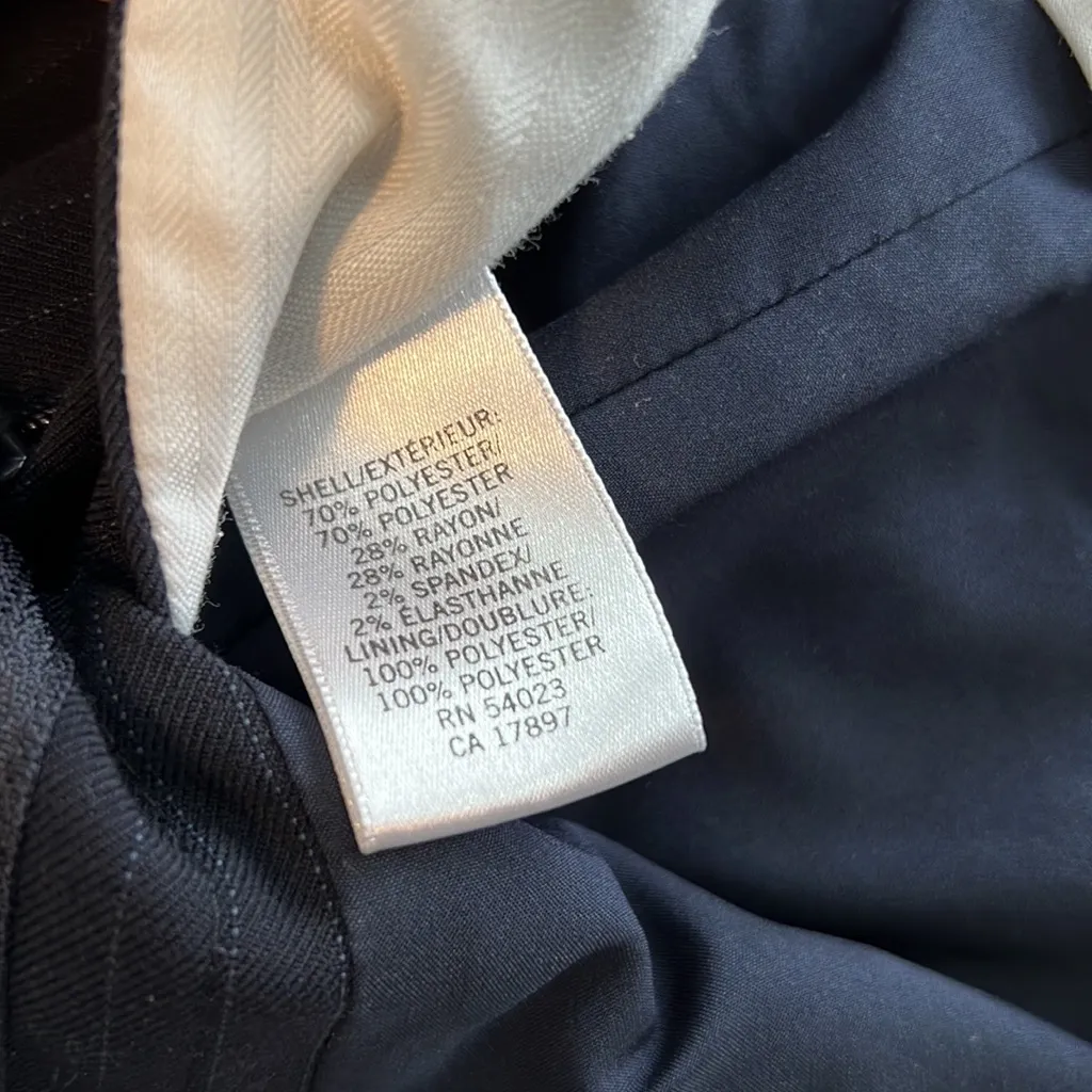 Banana Republic Martin Fit Mid-Rise Pin Stripe Dress Pant Trouser, 10 - Image 9