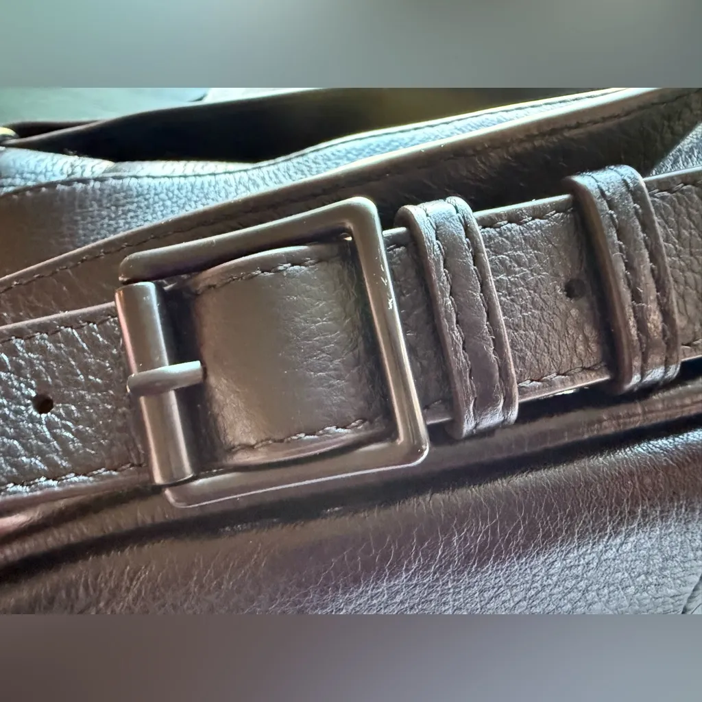 Aimee Kestenberg Lovers Lane Black Genuine Leather Convertible Crossbody - Image 5