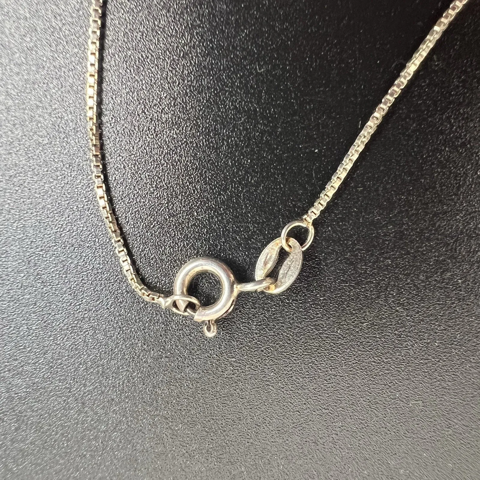 Sterling Silver 925 Crucifix Cross Pendant Chain Necklace Italy Dainty - Image 3